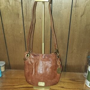 Leather Fossil Crossbody Bag